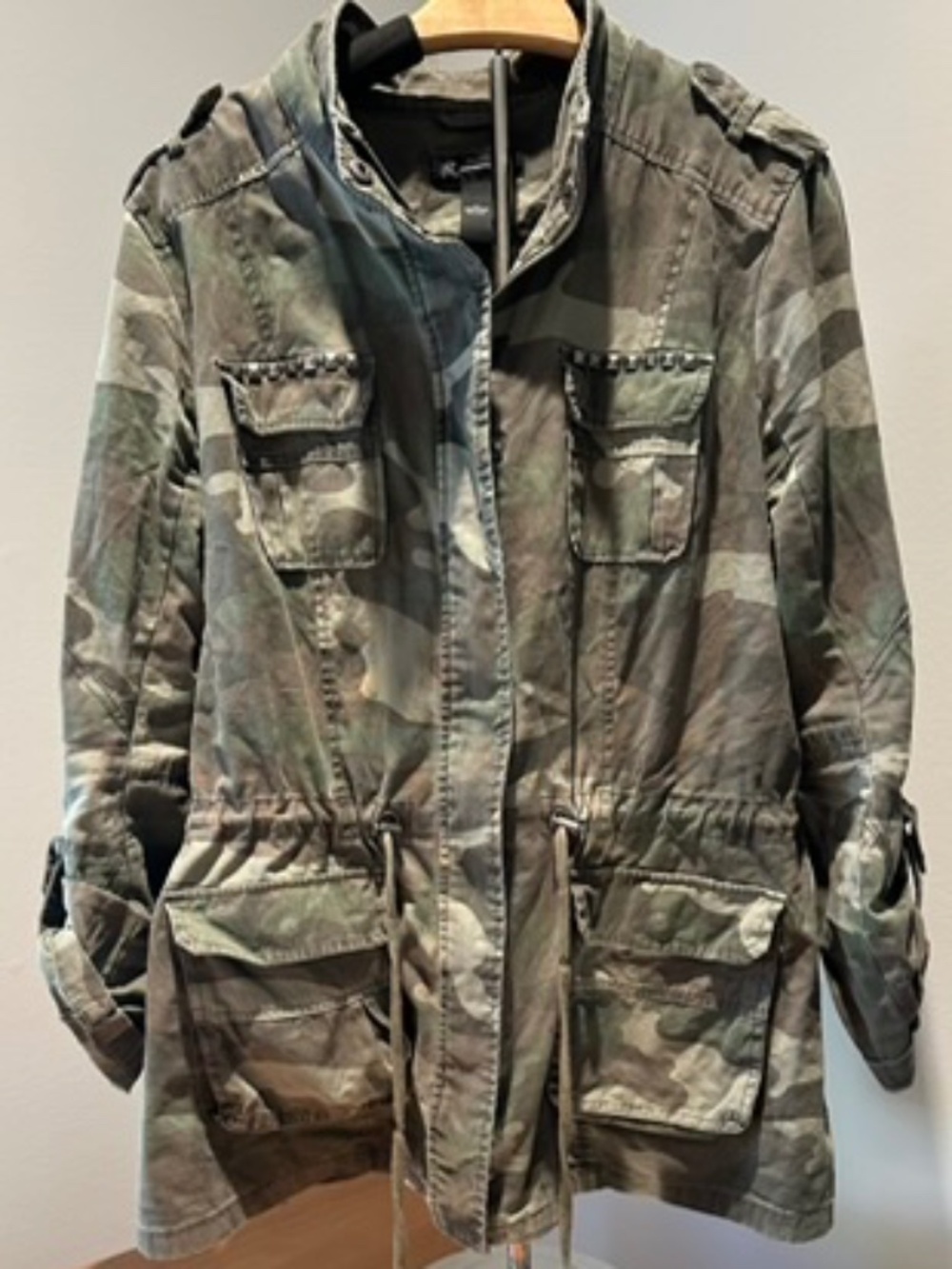 INC Camo Safari Jacket SZ XL